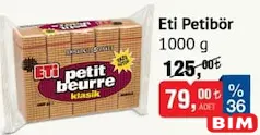ETİ PETİBÖR BİSKÜVİ 1000 G fiyat ve kampanya bilgisi
